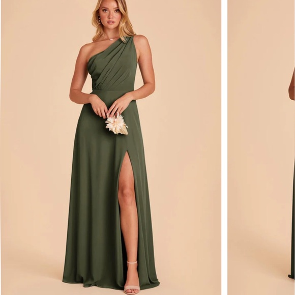 Birdy Grey Chiffon Olive “Kira” dress - Picture 1 of 3